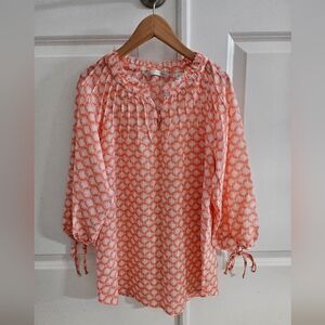 Lauren Conrad Coral Blouse Size XS